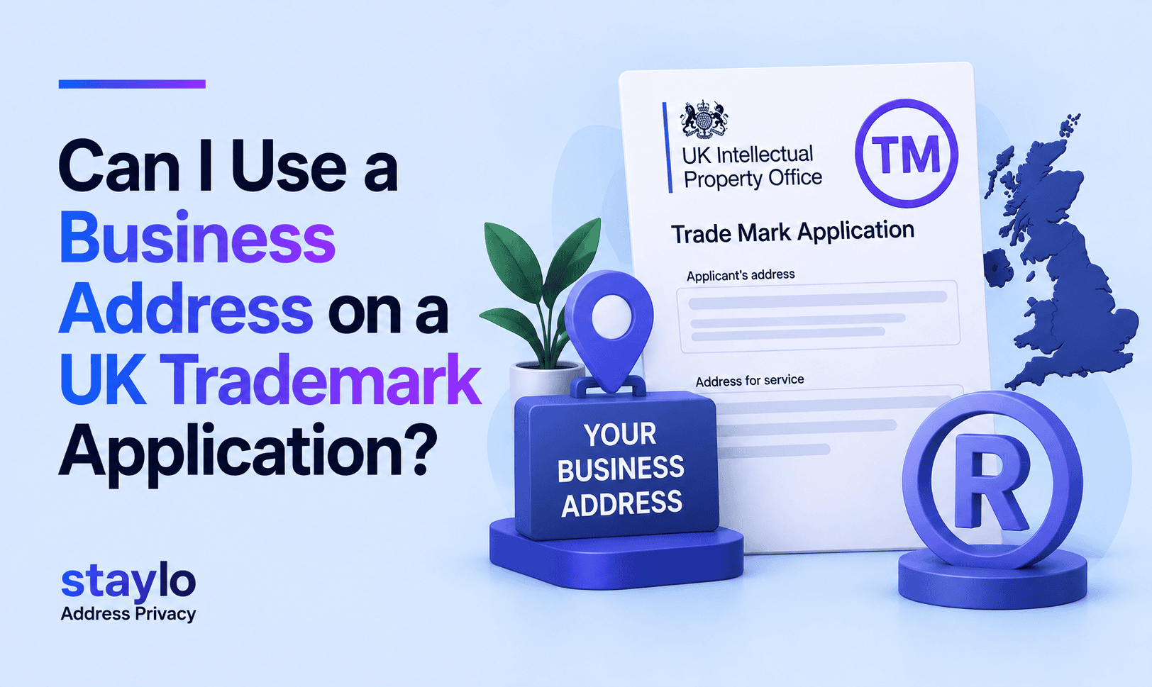Can I Use A Business or Registered Address on a UK Trademark Application?