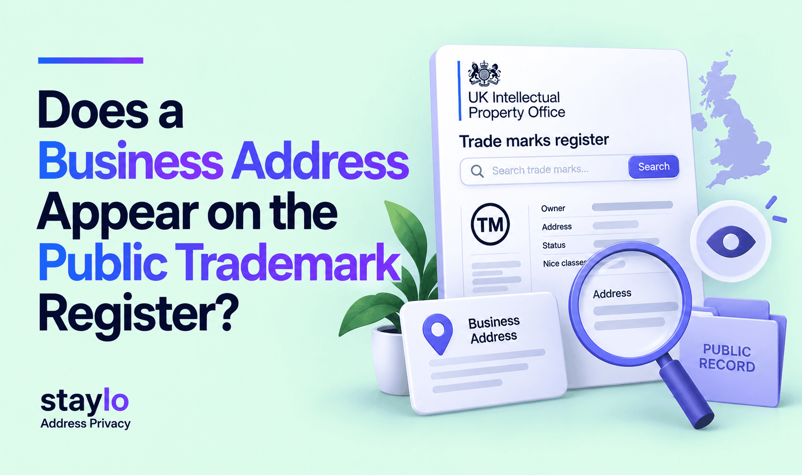 Does a Business Address Appear on the Trademark Register